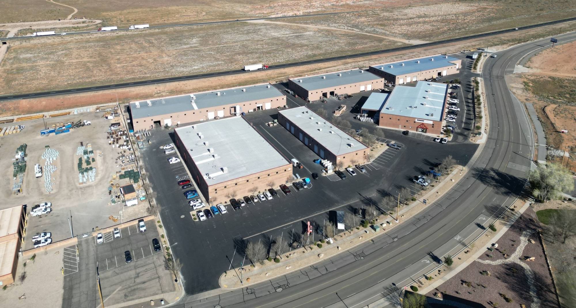 Aerial view of our Northridge industrial park in Hurricane, Utah